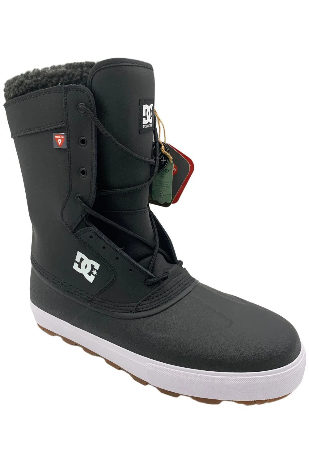 DC Men's Reach Water Resistant Boots Black/White
