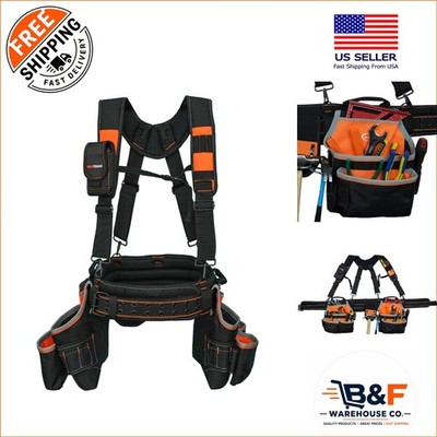 Versatile Suspension Rig Tool Belt   5-Piece System with Multiple Tool Holders