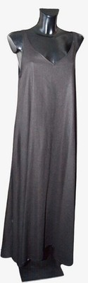 chinese dress ladies OYSHO. Black linen-effect midi dress. TS  Hibuy market