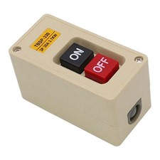 1pc TBSP-330 3P 3.7Kw Waterproof 30A Push Button Switch Station Lock Tend