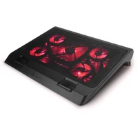 Laptop Cooling Pad 5 Quiet Fans Cooler Stand Dual Ports for 11-17" Laptop