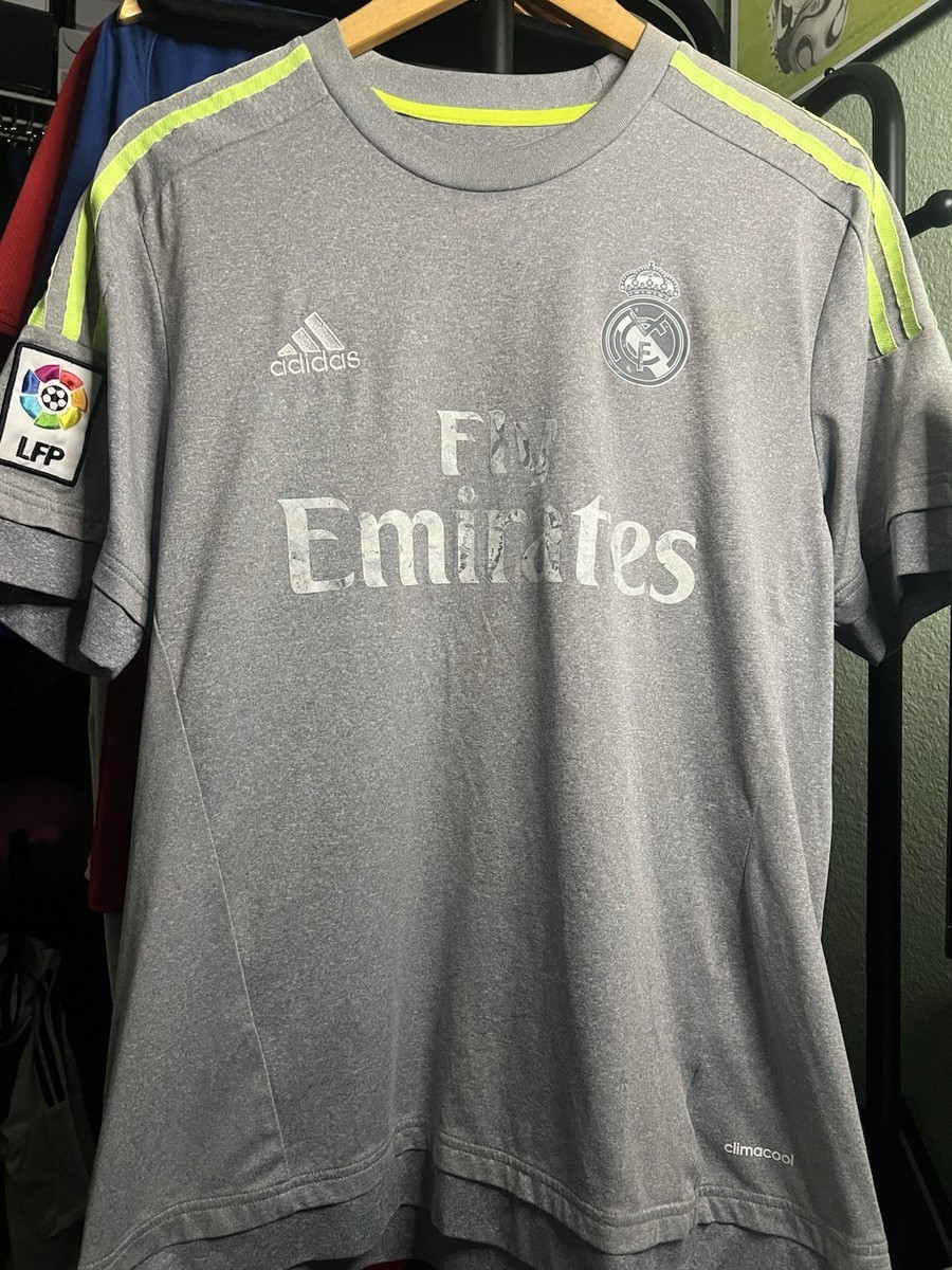 2015/2016 Real Madrid AwayCristiano Ronaldo #7 Gray LFP Soccer