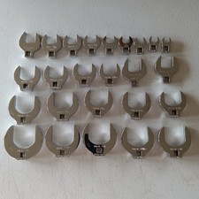 Snap-on 25 Pc Sae 38 Drive Fc Open End Crowfoot Wrench Set - Complete Exclnt Snap-on 25 Pc Sae 38 Drive Fc Open End Crowfoot Wrench Set - Complete Exclnt