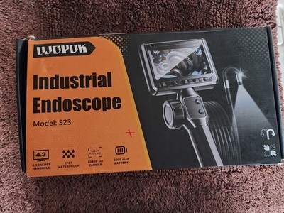 Industrial Endoscope Model: S23 ,waterproof,1080HD Camera,4.3 Inches Handheld.