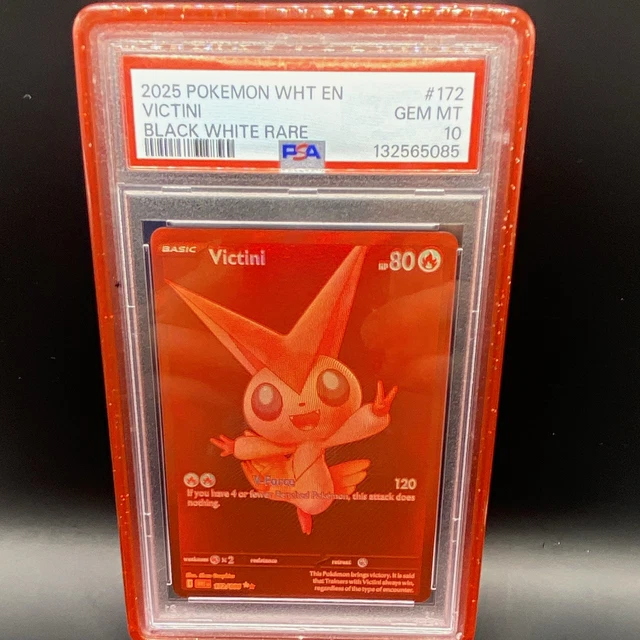 The Pokémon Company Victini Sv: White Flare EN 172/086 Holo PSA 10 2025