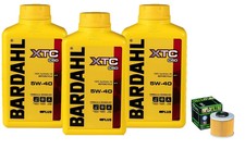 KIT TAGLIANDO MV BRUTALE 800 2013 2017 3 LITRI BARDAHL XTC C60 5W40 +FILTRO OLIO