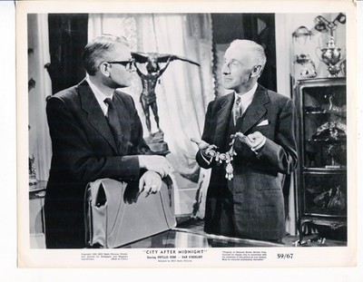 City After Midnight-Dan O'Herlihy-8x10-B&W-Promo-Still