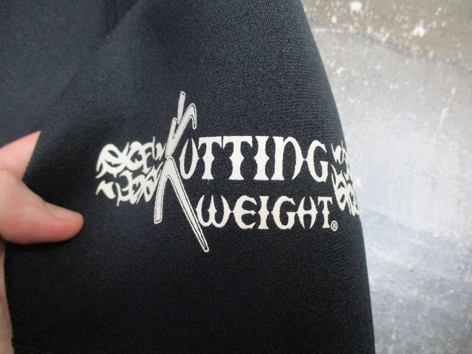 Kutting Weight Sauna Suit Mens 2XL Black Short Sleeve Short Leg Neoprene Zip