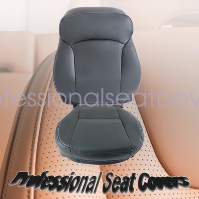 2014-2016 For Subaru Forester Passenger Both Side Perf Leather Seat Cover Black