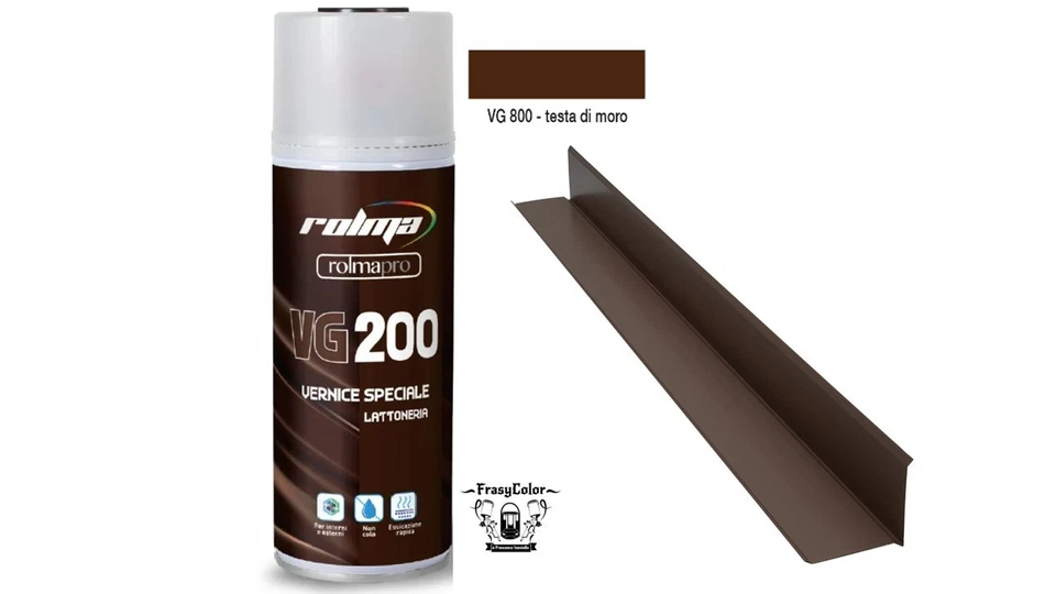 ROLMA VERNICE SPECIALE SPRAY PER LATTONERIA TESTA DI MORO