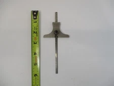 CRAFTSMAN # 40442 x 6" DEPTH Gage Caliper # 10 x 6" Scale Ruler Made in USA EC