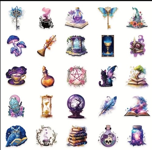 10pcs P.E.T. Magic Spells Stickers- DIY Crafts & Cards, Journals, Scrapbook - Picture 4 of 7