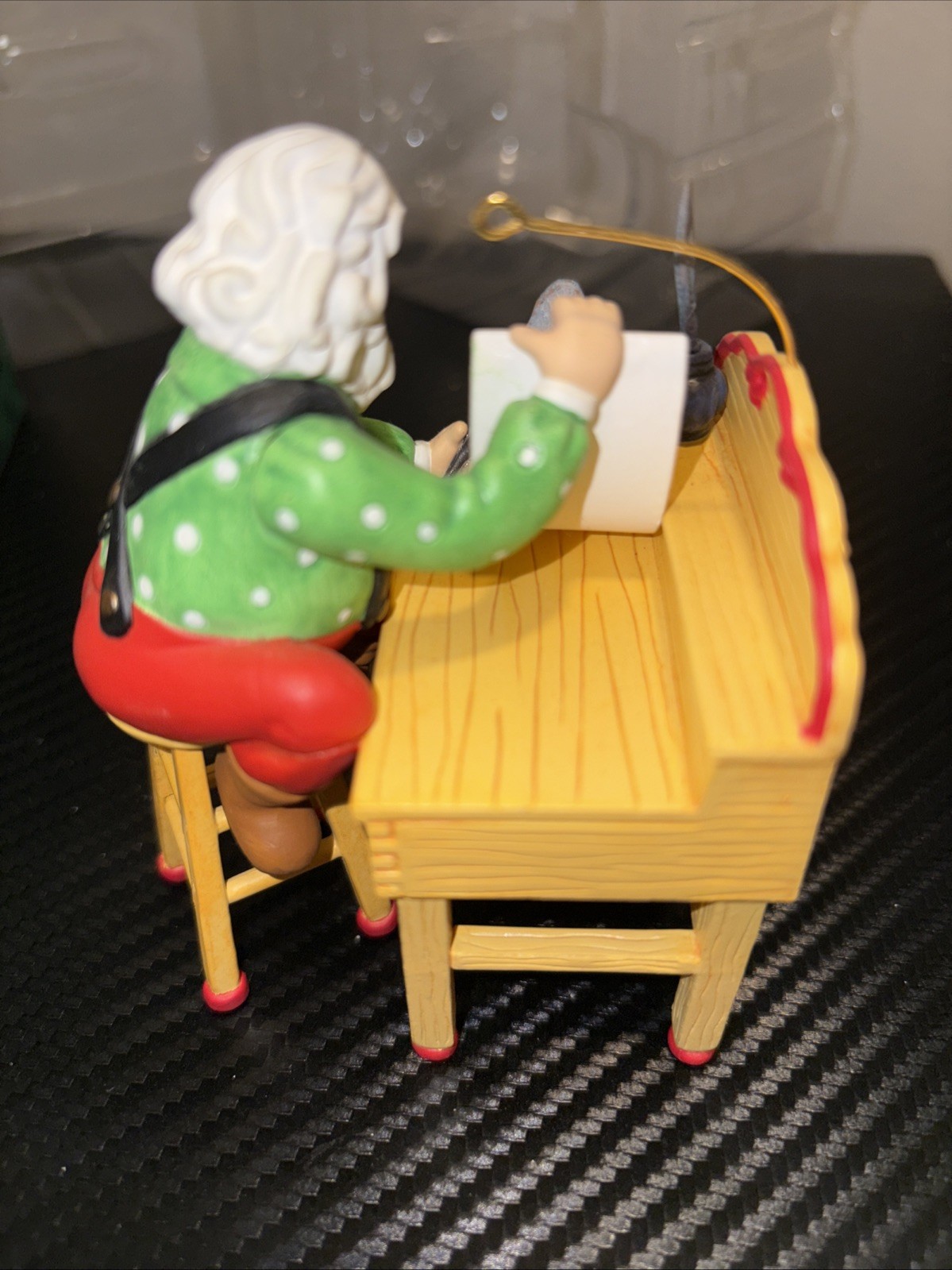 Santas Helper Christmas List with Dog Ornament by Eckerd Holiday Classic Box