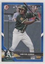 2018 Bowman Draft Blue 134/150 Jameson Hannah #BD-160 0nr3