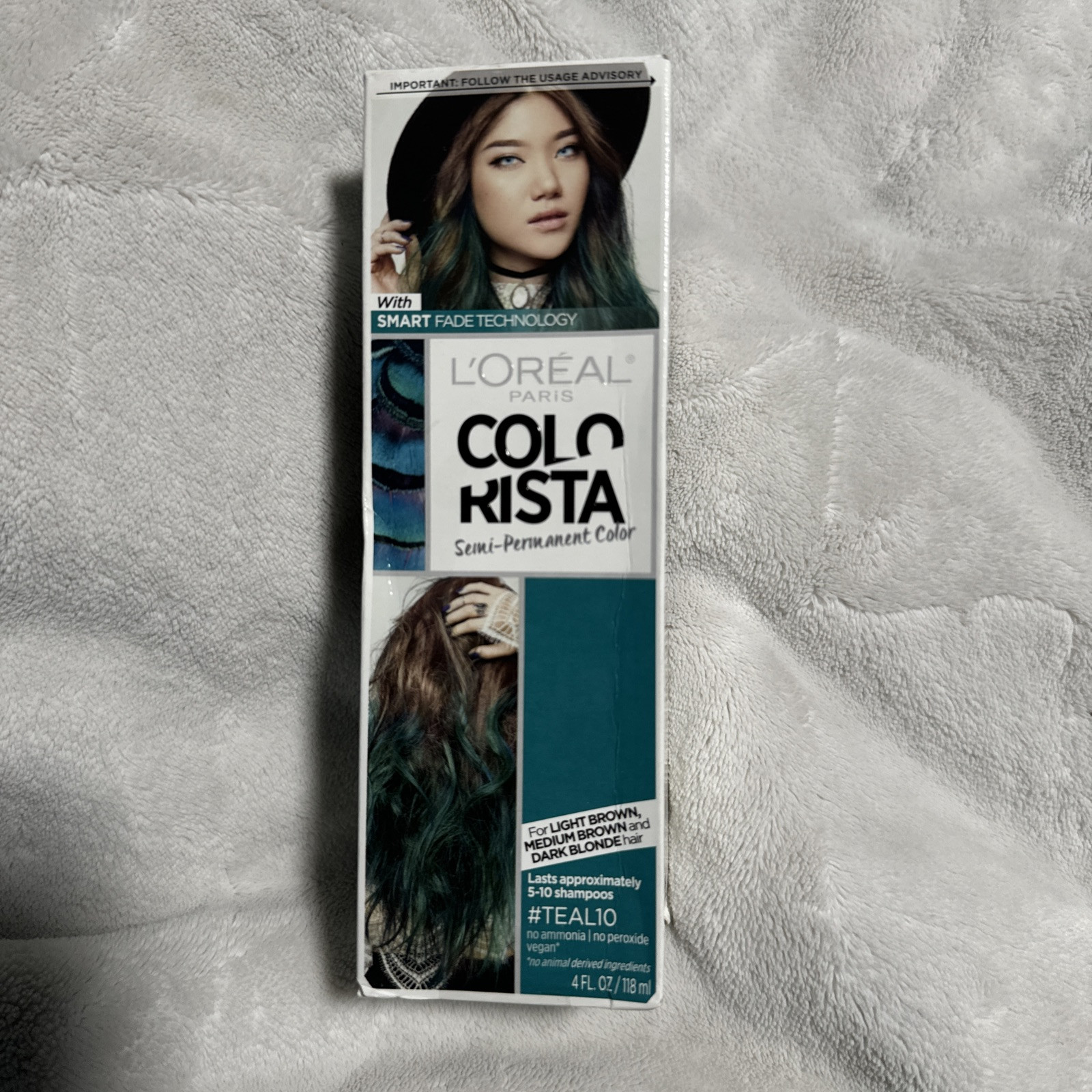 Ista Semi-permanent Hair Colour For Brunette Hair #teal10 Hc4