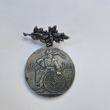 Silbermedaille St. Sebastianus Sch&uuml;tzenbruderschaft Siegburg 1950, 600 Jahre