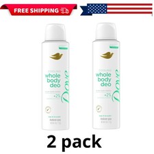 2 pack Dove Whole Body Deodorant Cooling Spray Sage Lavender 4 oz Aluminum Free