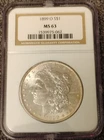 1899 New Orleans Morgan Dollar NGC MS63 Business Strike Silver $1 Coin KM#110