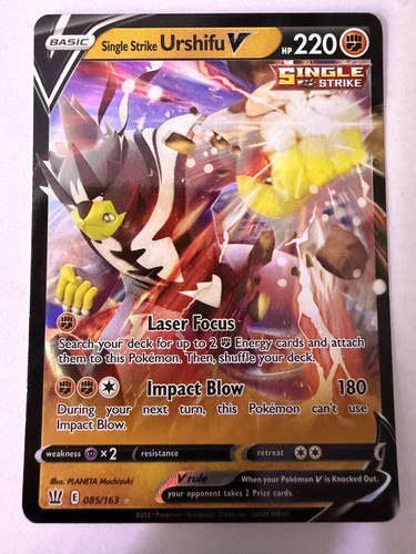 Pokemon - Single Strike Urshifu V - Holo V - Regular - 85/163 - NM