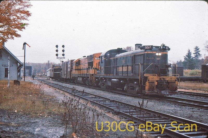 DM Original Slide - MEC Maine Central RS3 557 Mattawamkeag ME 1975