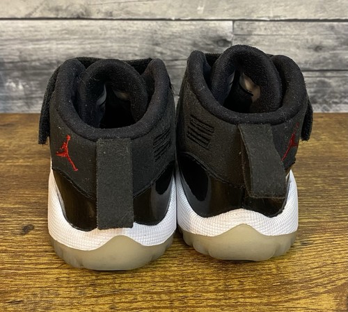 2015 Nike Air Jordan XI 11 72-10 Retro 378040-002 Toddler Infant Shoes Size 4C - Picture 3 of 8