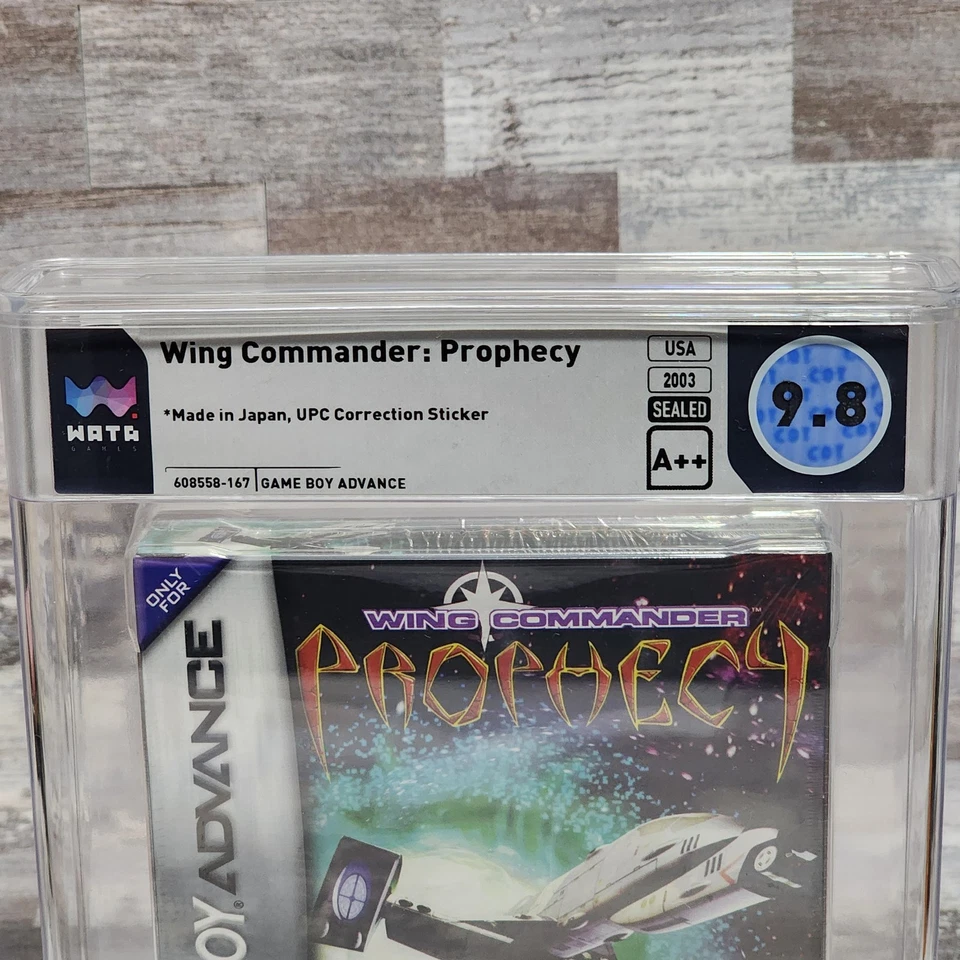 Wing Commander Prophecy Nintendo Gameboy Advance WATA 9.8, A++ Graded Game Rare - Image 2 of 4