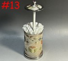 Vtg Metal Mechanical Carousel Pop Up Cigarette Dispenser Stand Can Art Deco Work