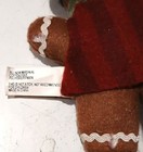 Used Cotton-Felt Stuffed Gingerbread Man Christmas Ornament by Crazy Mountain — photo 4