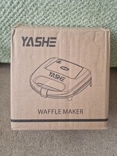 YASHE 750W Electric Waffle Maker Non-Stick Belgian Waffles