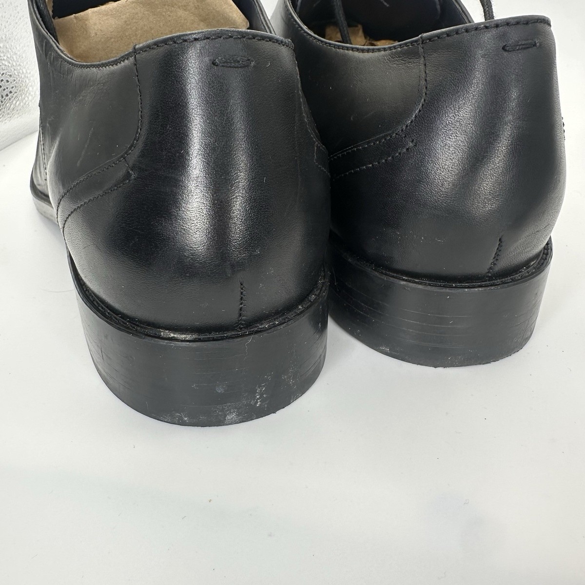 Cole Haan Grand Hawthorne Plain Oxford Black Leather Dress 
