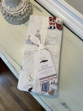 Pottery Barn Kids Riley Sheehey Holiday Organic Crib Fitted Sheet NWT