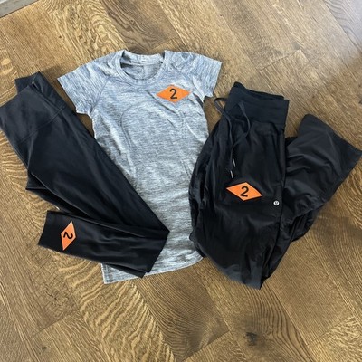 Lululemon Size 4 Lot 3pc Align Dance Studio Swiftly GRAPHICS DO NOT COME OFF