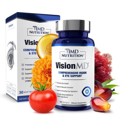 Eye Supplement for Adults - Supports Vision Health Care, Eye Strain, 30 Softgels