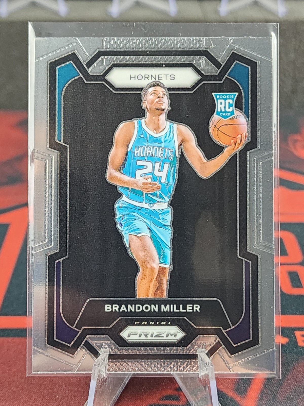 2023-24 Panini Prizm #152 Brandon Miller Rookie RC Base Hornetsl