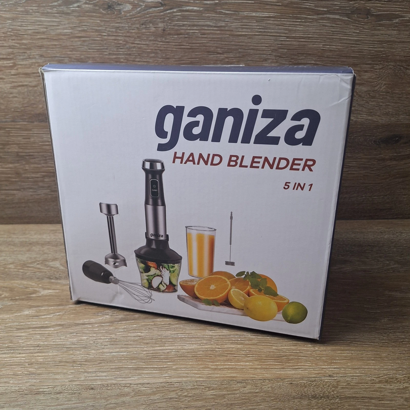 Ganiza Immersion Blender 5 In 1 Hand Blender Max 800W - Brand New
Opens in a new window or tab