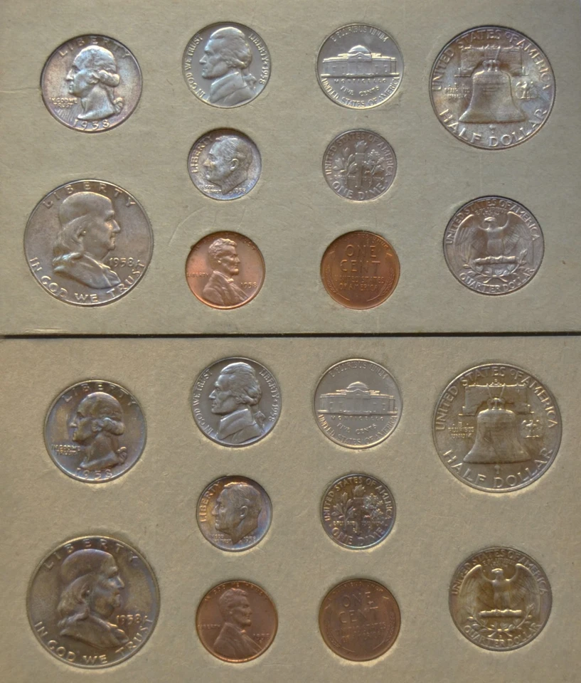 1958 Philadelphia & Denver Double Mint Sets - Image 2 of 4