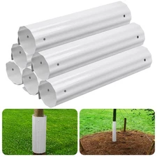 6pcs Tree Guard Protectors,Expandable Tree Trunk Protector,Grow Tubes Around ...