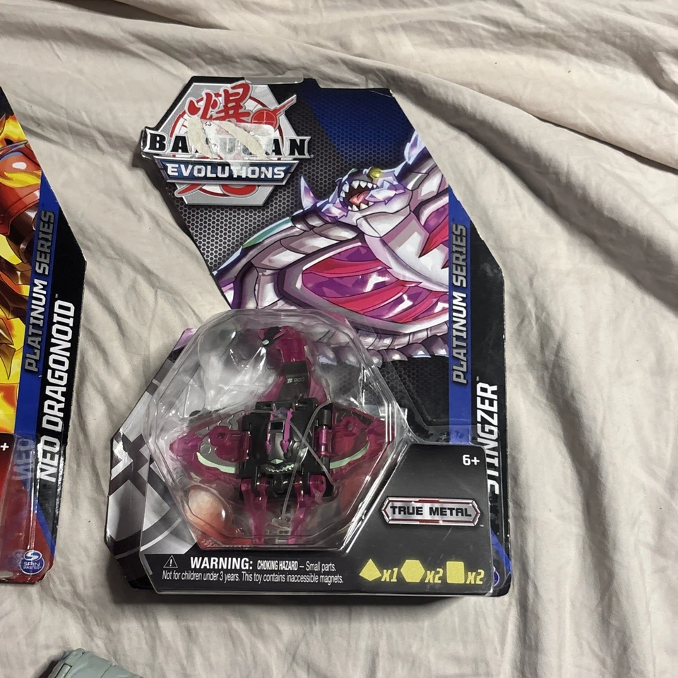 Bakugan Battle Brawlers + Evolutions Лот из 9 Смешанных 2 НЕРАСПЕЧАТАННЫХ ПЛАТИНОВЫХ СЕРИЙ - Изображение 2 из 4