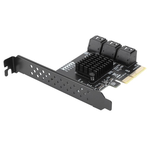 Expansion Card Pcie To 6Port Sata3.0 Hard Disk 6G Pcie3.0 Gen3 4X Interfac DE - Bild 8 von 22