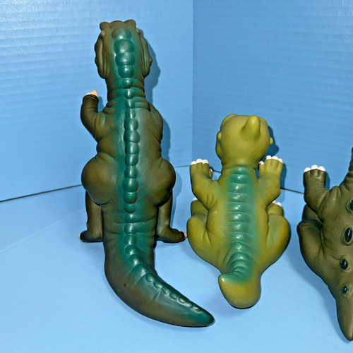 Pizza Hut The Land Before Time vintage 1988 set completo di 6 pupazzi dinosauro - Foto 9 di 14