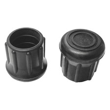 GRAINGER APPROVED LTB 21B Furniture Protective Leg Tips,1 1/8"Dia 18AD81