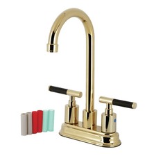 Kingston Brass KB849.CKL Kaiser 1.8 GPM Standard Bar Faucet - Brass