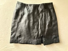 Express Woman s Black Leather Mini Skirt Size 1