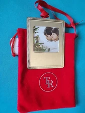 Things Remembered Photo Frame Christmas Ornament W/Ribbon For Hanging~New In Bag