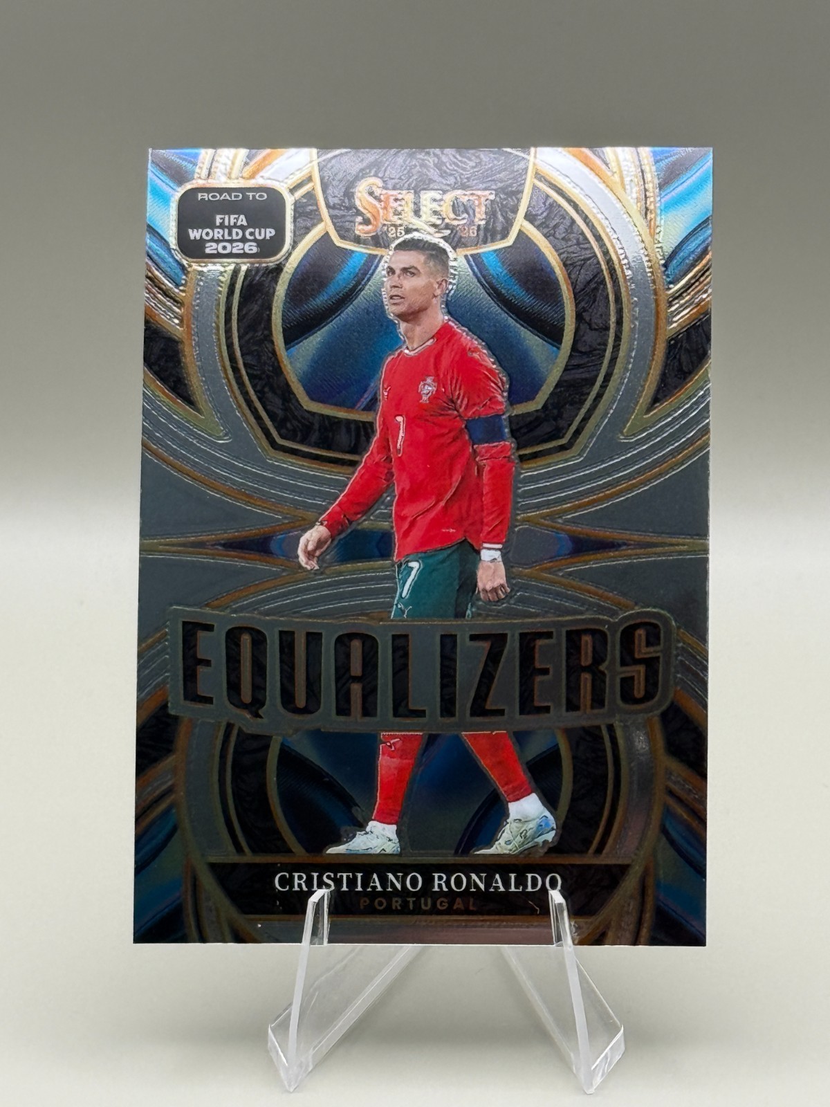 2025-26 Panini Select Road to FIFA World Cup #15 Cristiano Ronaldo Equalizers