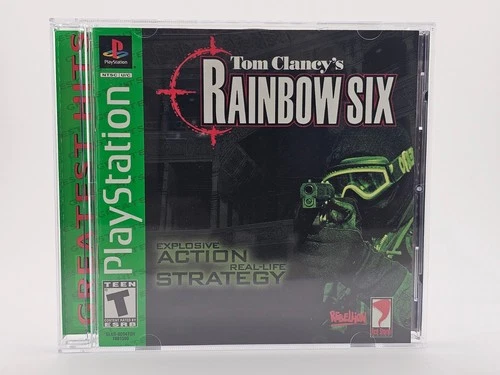 Sony Playstation 1 PS1 Tom Clancys Rainbow Six CIB Cleaned & Tested