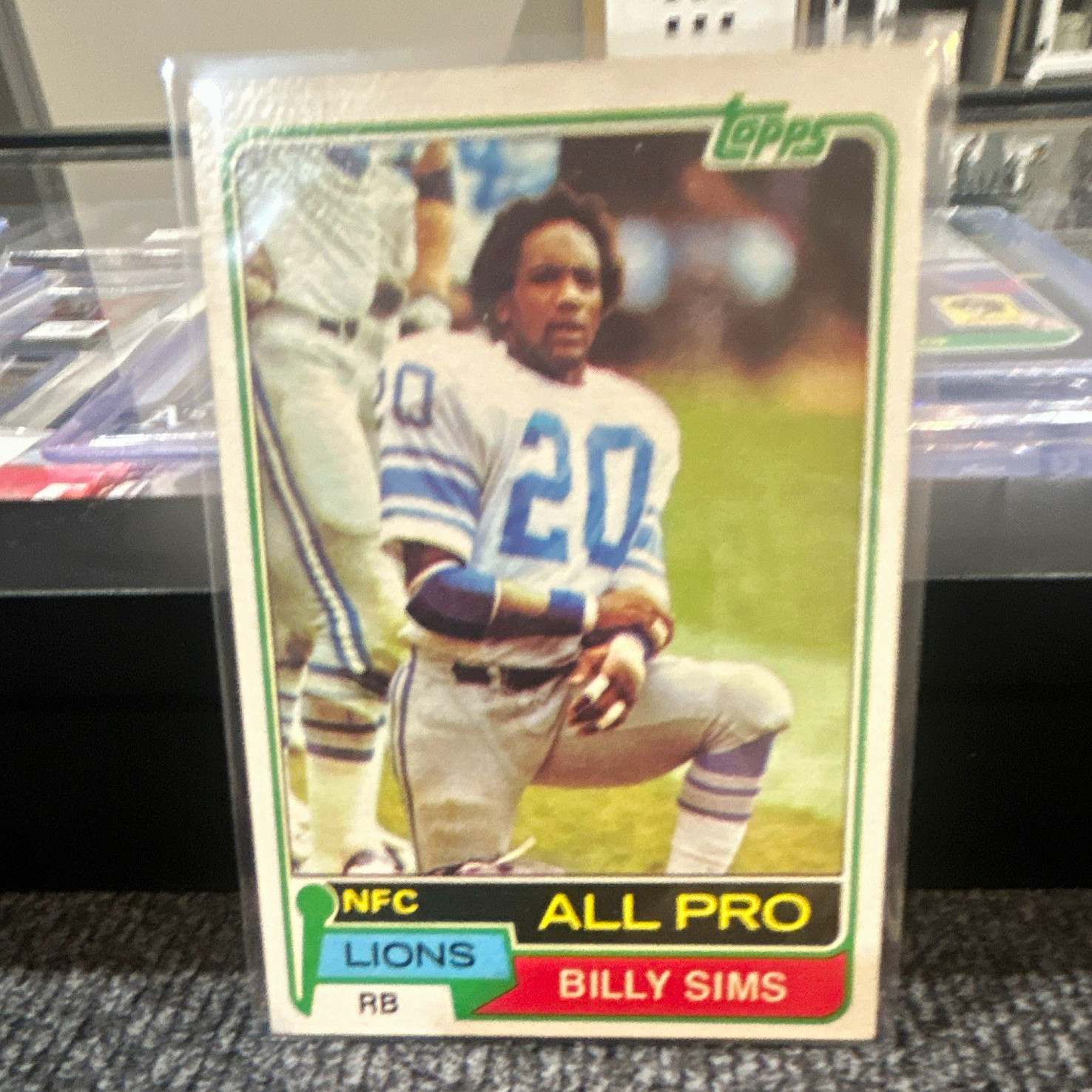 Topps 1981 Billy Sims #100 Rookie All Pro Detroit Lions 