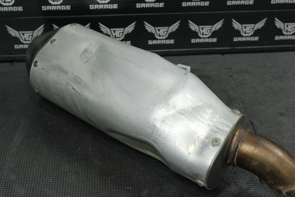 2015 年本田 CRF150R CRF150RB 原始设备制造商消声器 EXHAUST 银器管 SLIP ON — 第 4/4 张图片