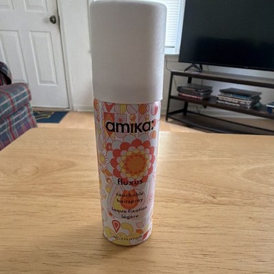 amika Fluxus Touchable Hairspray Flexible Hold Brushable Sea Buckthorn 1.5 oz