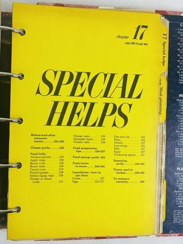 Vintage 1968 First Edition Better Homes and Gardens 5 Ring Binder New Cook Book - Picture 13 of 24
